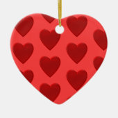 Red Heart Keramisch Ornament (Voorkant)