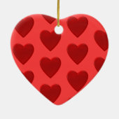 Red Heart Keramisch Ornament (Achterkant)
