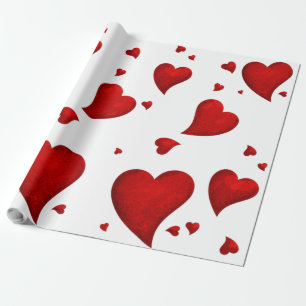 Red Heart Kerstmis Welkom, 2022 Cadeaupapier