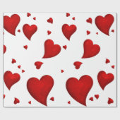 Red Heart Kerstmis Welkom, 2022 Cadeaupapier (Vlak)