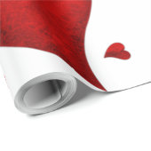 Red Heart Kerstmis Welkom, 2022 Cadeaupapier (Rol Hoek)