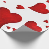 Red Heart Kerstmis Welkom, 2022 Cadeaupapier (Hoek)