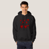 Red Heart Kerstmis Welkom, 2022 Hoodie (Voorkant volledig)