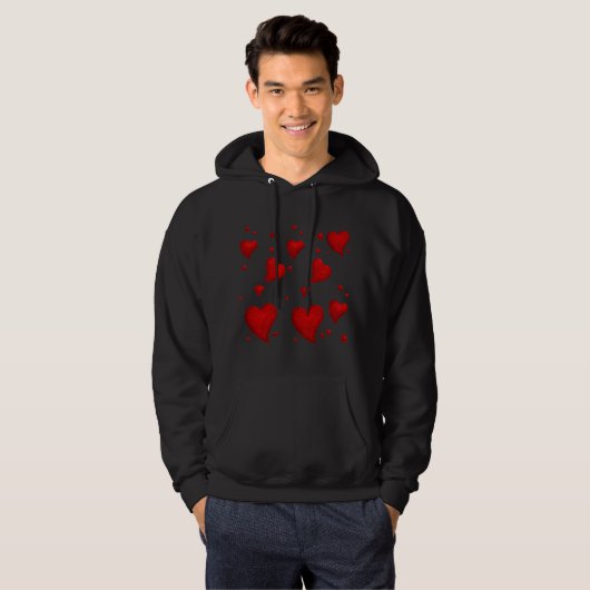 Red Heart Kerstmis Welkom, 2022 Hoodie (Voorkant volledig)