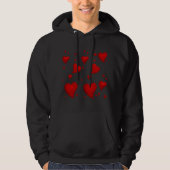 Red Heart Kerstmis Welkom, 2022 Hoodie (Voorkant)