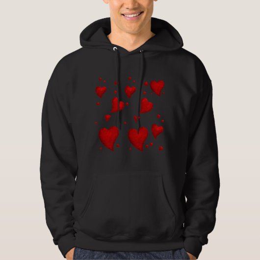 Red Heart Kerstmis Welkom, 2022 Hoodie (Voorkant)