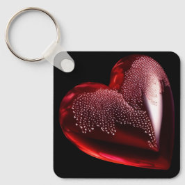 Red Heart Keychain