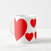 Red Heart Koffiemok (Voorkant links)