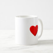 Red Heart Koffiemok (Voorkant rechts)