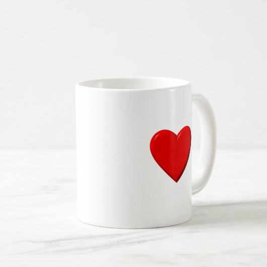 Red Heart Koffiemok (Voorkant rechts)