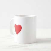 Red Heart Koffiemok (Voorkant links)