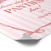 Red Heart Lingerie Bachelorette Panties Please Poster (Hoek)