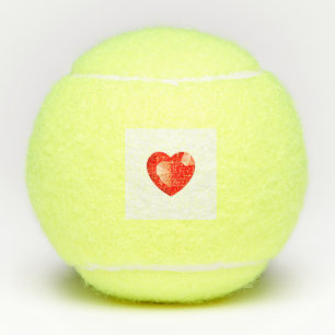 Red Heart Logo Style Passion Penn Championship Tennisballen
