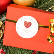 Red Heart Love & Bedankt Support Small Business