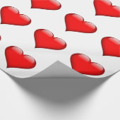Red Heart Love Cadeaupapier (Hoek)