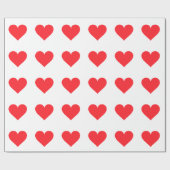 Red Heart - Love, Card Suit, Anatomie Cadeaupapier (Vlak)
