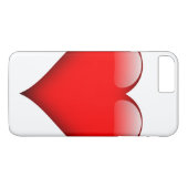 Red Heart Love Case-Mate iPhone Case (Achterkant (Horizontaal))