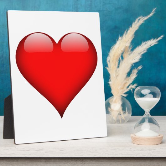 Red Heart Love Fotoplaat (Zijkant)