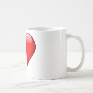 Red Heart Love Koffiemok