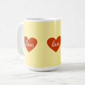 Red Heart Love  Koffiemok (Voorkant links)