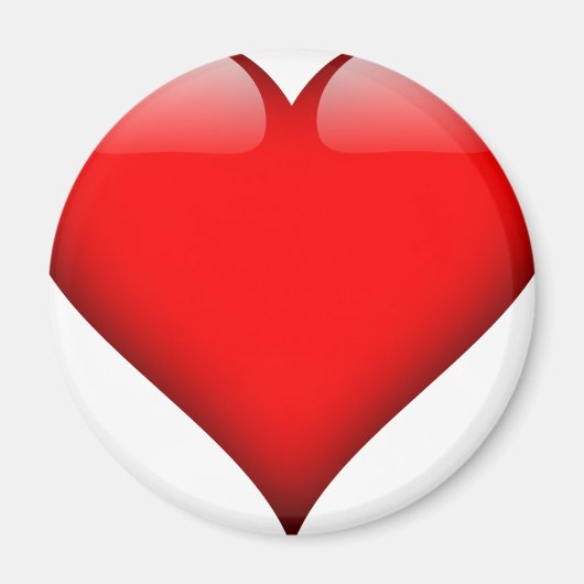 Red Heart Love Magneet (Voorkant)