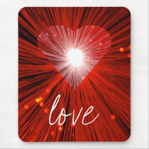 Red Heart 'Love' mousepad Muismat