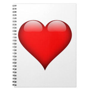 Red Heart Love Notitieboek