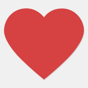 Red Heart Love Romantic Puffy Heart 3D Hart Sticker