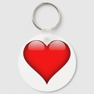 Red Heart Love Sleutelhanger