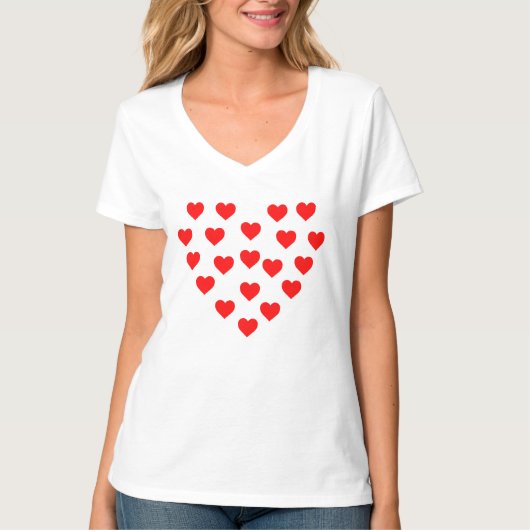 Red Heart Love T-Shirt (Voorkant)
