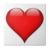 Red Heart Love Tegeltje (Voorkant)