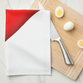 Red Heart Love Theedoek (Quarter Fold)