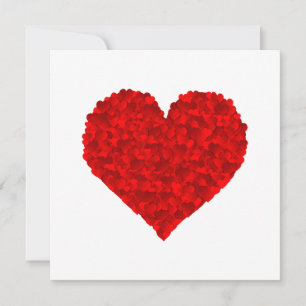 Red Heart Love Valentijnse  voor Vriendin vrouwen  Kaart