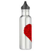 Red Heart Love Valentijnse voor Vriendin vrouwen Waterfles (Links)