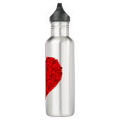 Red Heart Love Valentijnse voor Vriendin vrouwen Waterfles (Rechts)