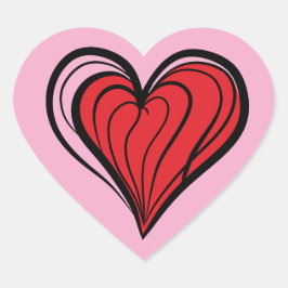 Red Heart - Lover Hart Sticker