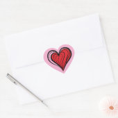 Red Heart - Lover Hart Sticker (Envelop)