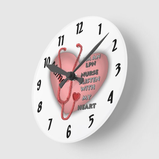 Red Heart LPN verpleegster Ronde Klok (Hoek)