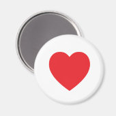 Red Heart Magneet (Voorkant / Achterkant)