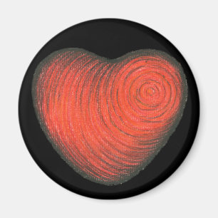 Red Heart Magneet