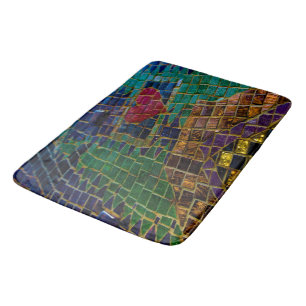 Red Heart Mosaic Badmat