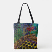 Red Heart Mosaic Tote Bag (Achterkant)