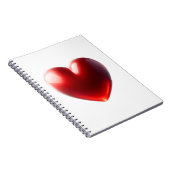 Red Heart Notebook Notitieboek (Rechterzijde)