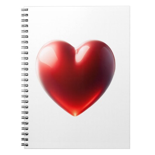 Red Heart Notebook Notitieboek (Voorkant)