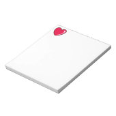 Red Heart Notitieblok (Linkerzijde)