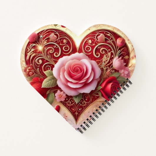 Red Heart Notitieboek (Achterkant)