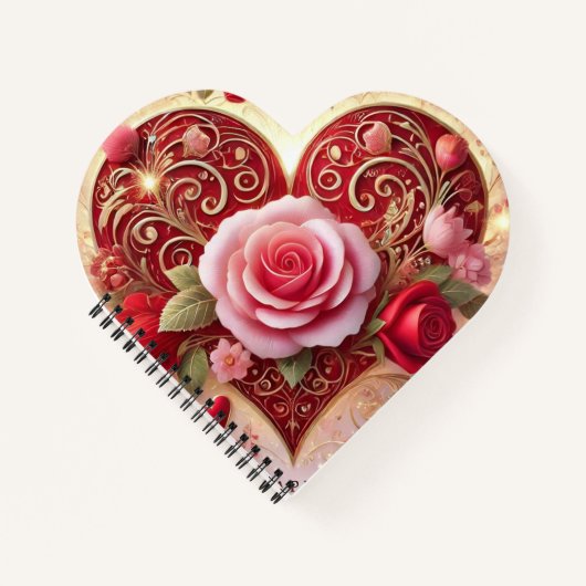 Red Heart Notitieboek (Voorkant)