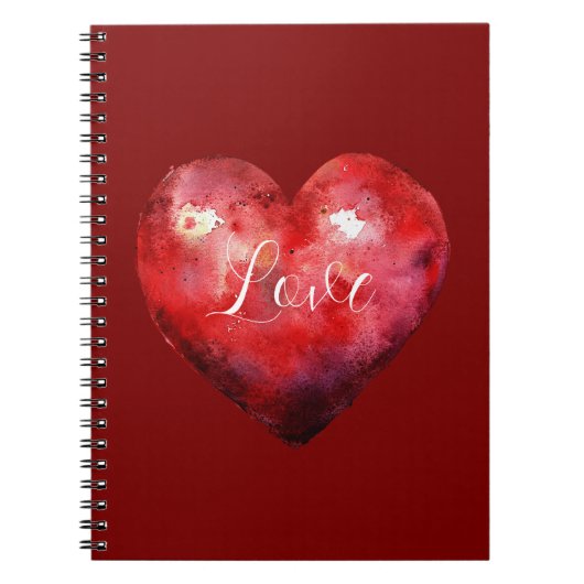 Red Heart Notitieboek (Voorkant)