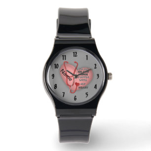 Red Heart OfGyn Nurse Horloge