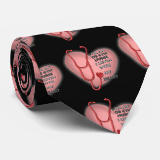 Red Heart OfGyn Nurse Stropdas